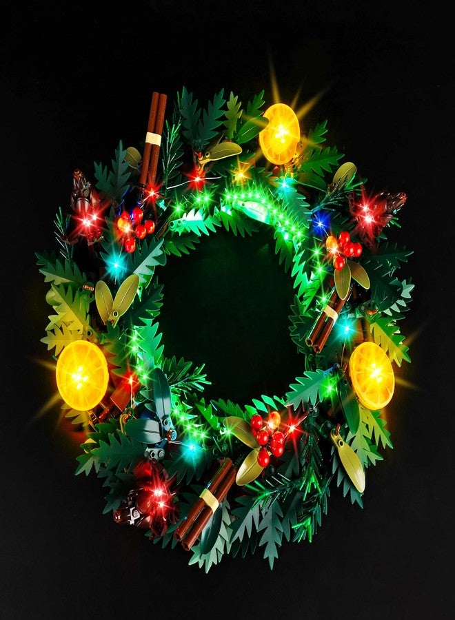 Kyglaring طقم إضاءة LED من Kyglaring متوافق مع مجموعة Lego 10340، ملحقات إضاءة لمجموعة نموذج Icons Wreath، أضواء فقط (النموذج غير متضمن)، إصدار كلاسيكي. - Image 1
